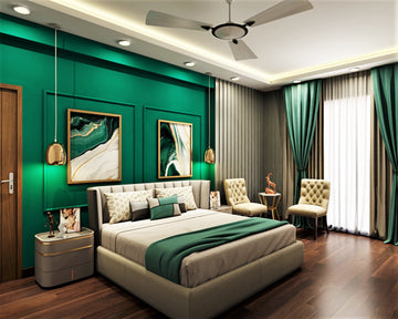 Classic Style Spacious Convenient Master Bedroom